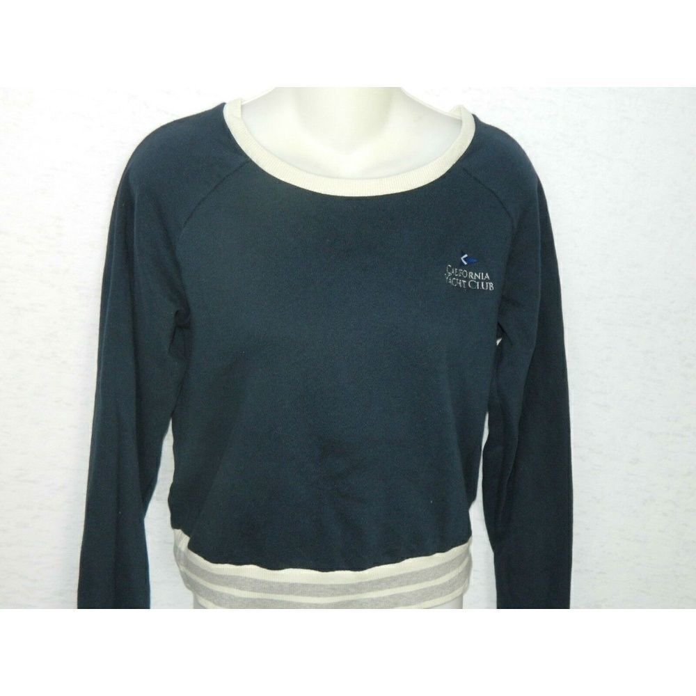 Champion Embroidered Crewneck Sweatshirt Blue Sz M